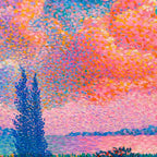 Henri Edmond Cross The Pink Cloud (1896) painting in high resolution  Coffee Mug Gallery Image 2
