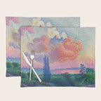 Henri Edmond Cross The Pink Cloud (1896) painting in high resolution  Placemat Gallery Image 1
