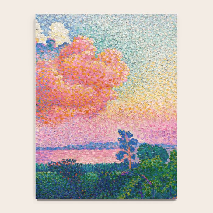 Henri Edmond Cross The Pink Cloud (1896) painting in high resolution  Notebook Gallery Image 4