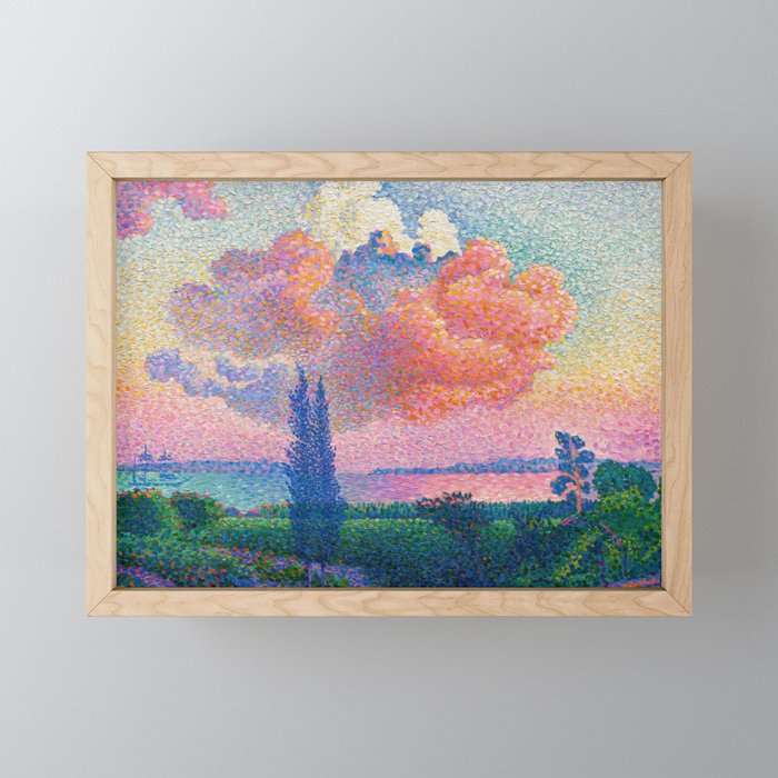 Henri Edmond Cross The Pink Cloud (1896) painting in high resolution  Mini Art Print Gallery Image 1
