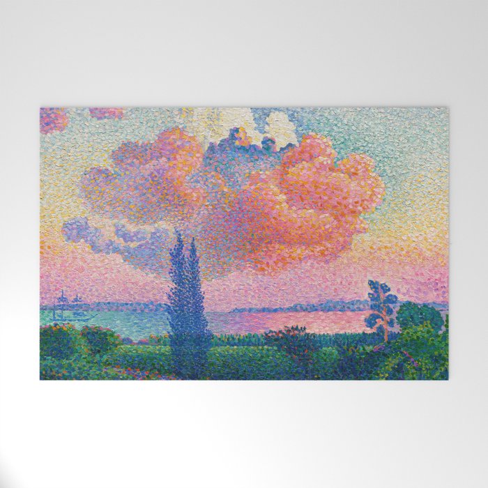 Henri Edmond Cross The Pink Cloud (1896) painting in high resolution  Welcome Mat Gallery Image 1