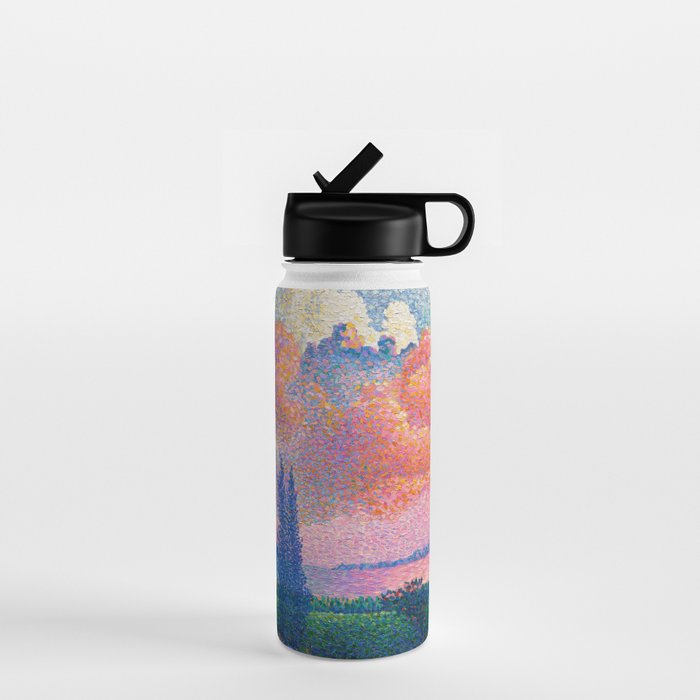 Henri Edmond Cross The Pink Cloud (1896) painting in high resolution  Water Bottle Gallery Image 1