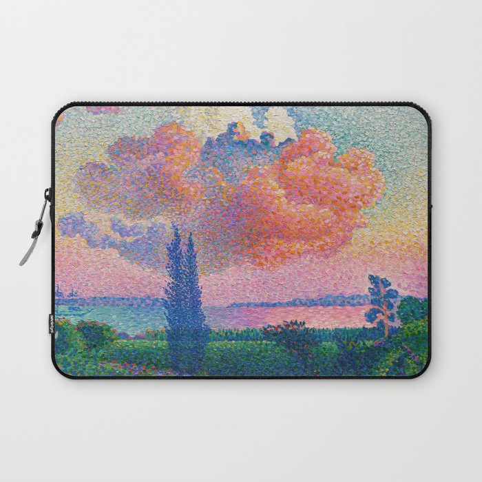 Henri Edmond Cross The Pink Cloud (1896) painting in high resolution  Laptop Sleeve Gallery Image 1
