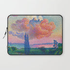 Henri Edmond Cross The Pink Cloud (1896) painting in high resolution  Laptop Sleeve Gallery Image 1