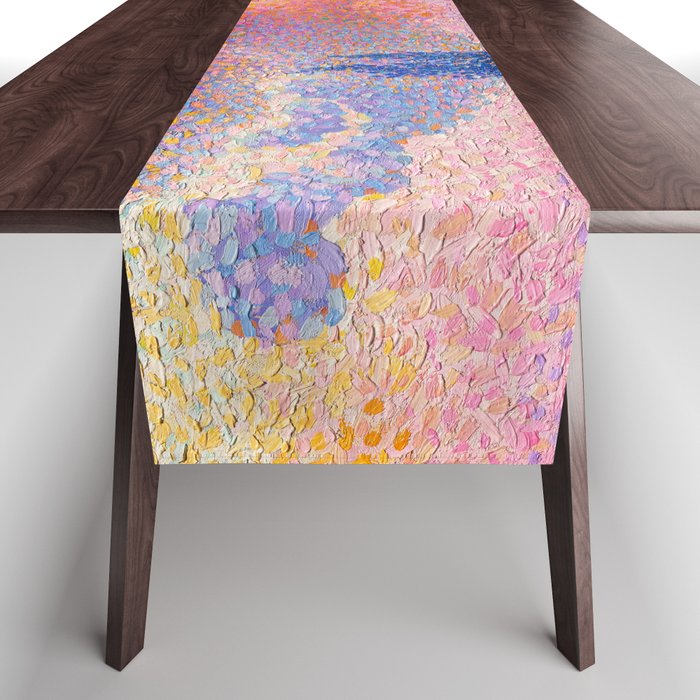 Henri Edmond Cross The Pink Cloud (1896) painting in high resolution  Table Runner Gallery Image 1
