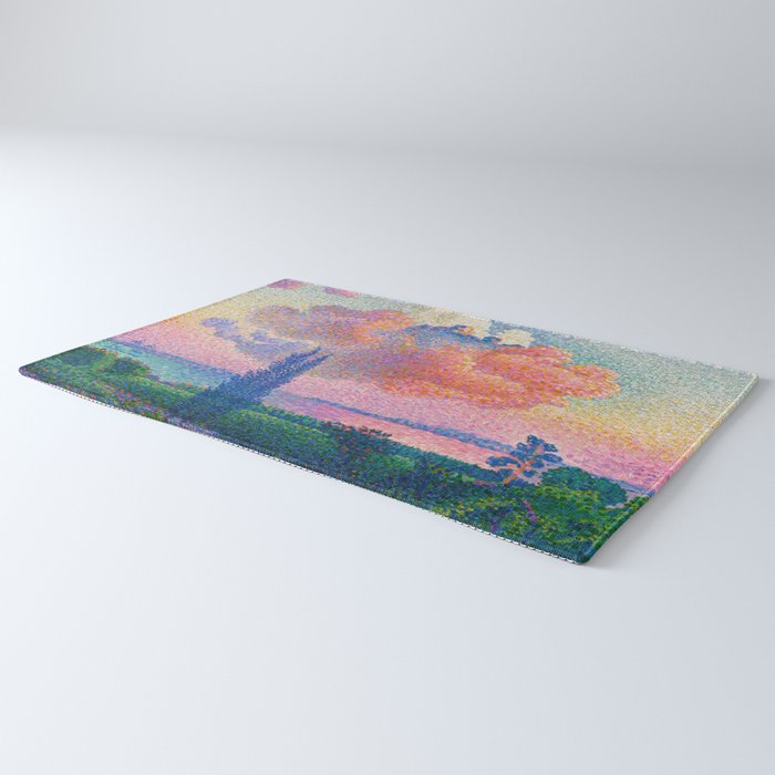 Henri Edmond Cross The Pink Cloud (1896) painting in high resolution  Rug Gallery Image 3
