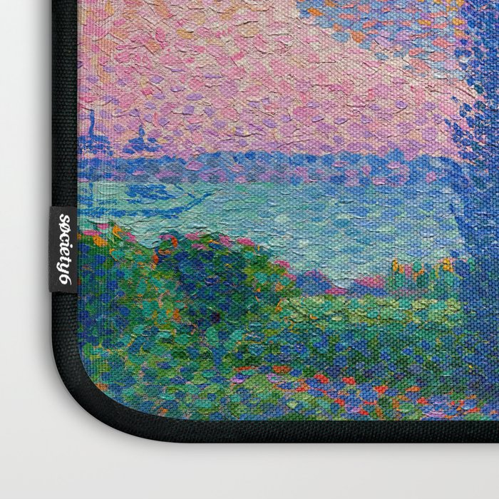 Henri Edmond Cross The Pink Cloud (1896) painting in high resolution  Laptop Sleeve Gallery Image 3