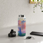 Henri Edmond Cross The Pink Cloud (1896) painting in high resolution  Water Bottle Gallery Image 4