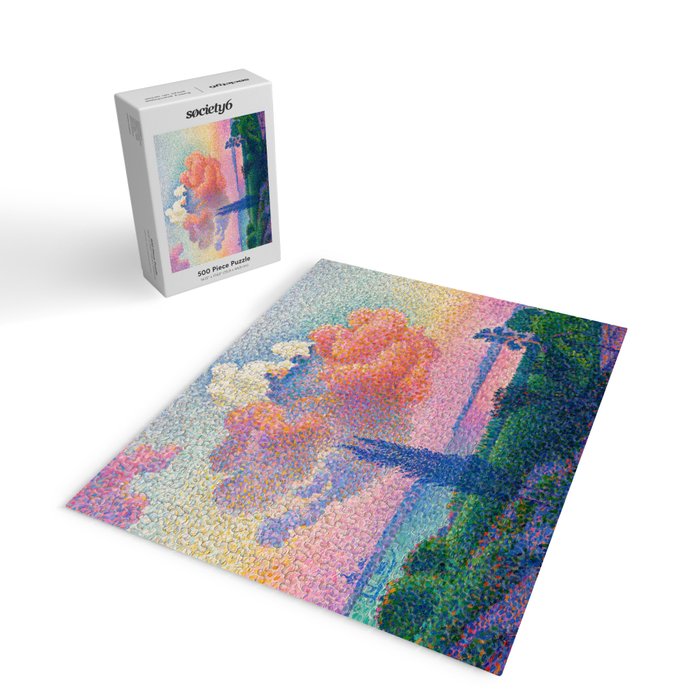 Henri Edmond Cross The Pink Cloud (1896) painting in high resolution  Jigsaw Puzzle Gallery Image 2