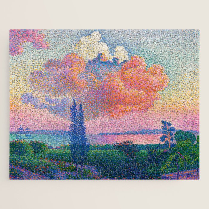 Henri Edmond Cross The Pink Cloud (1896) painting in high resolution  Jigsaw Puzzle Gallery Image 1