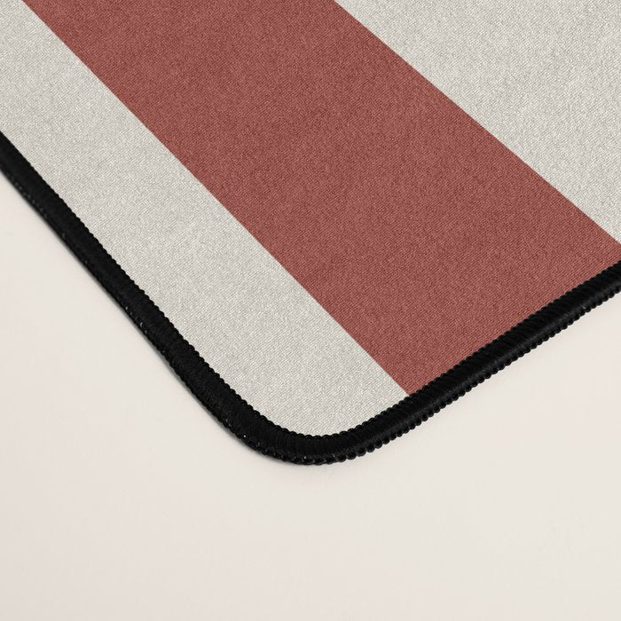 Classic Stripes XI - Neutral Pink Desk Mat Gallery Image 4