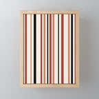 Classic Stripes XI - Neutral Pink Mini Art Print Gallery Image 1