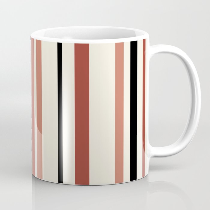 Classic Stripes XI - Neutral Pink Coffee Mug Gallery Image 1