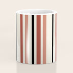 Classic Stripes XI - Neutral Pink Coffee Mug Gallery Image 4