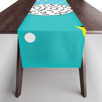 Memphis pattern 65 - 80s / 90s Retro Table Runner Gallery Image 1
