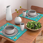 Memphis pattern 65 - 80s / 90s Retro Placemat Gallery Image 2