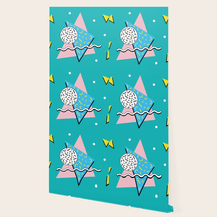 Memphis pattern 65 - 80s / 90s Retro Wallpaper Gallery Image 2