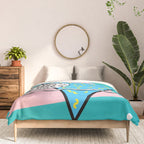 Memphis pattern 65 - 80s / 90s Retro Comforter Gallery Image 3