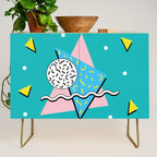 Memphis pattern 65 - 80s / 90s Retro Credenza Gallery Image 1
