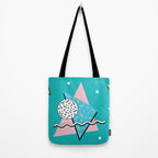 Memphis pattern 65 - 80s / 90s Retro Tote Bag Gallery Image 2