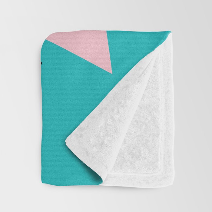 Memphis pattern 65 - 80s / 90s Retro Throw Blanket Gallery Image 3