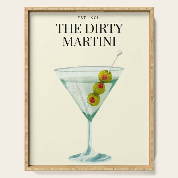 Dirty-Martini Serving Tray Gallery Image 1
