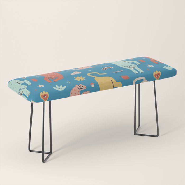 Trippy tigers Bench Gallery Image 1