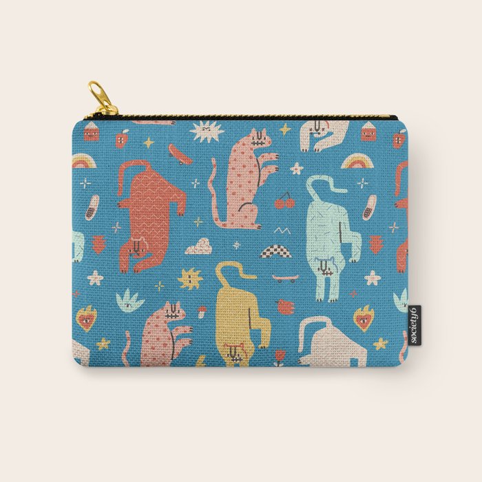Trippy tigers Carry All Pouch Gallery Image 1