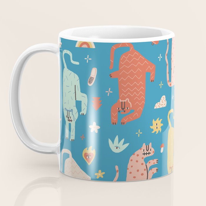 Trippy tigers Coffee Mug Gallery Image 3