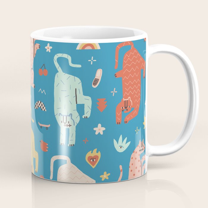 Trippy tigers Coffee Mug Gallery Image 1