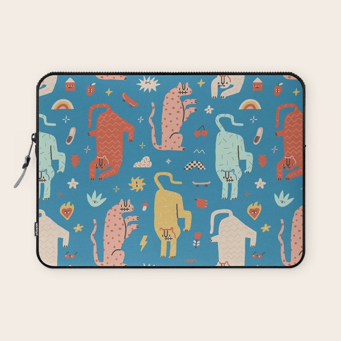 Trippy tigers Laptop Sleeve Gallery Image 1