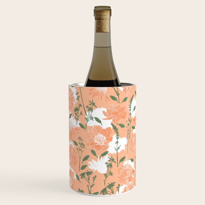 Modern floral blooms PGM7 Wine Chiller Gallery Image 1