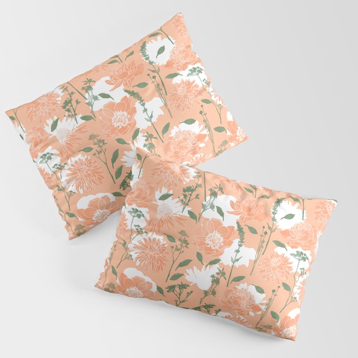 Modern floral blooms PGM7 Pillow Sham Gallery Image 3