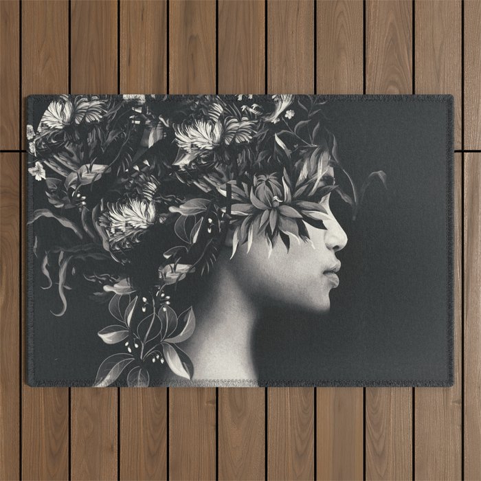 Night Bloom Outdoor Rug Gallery Image 1