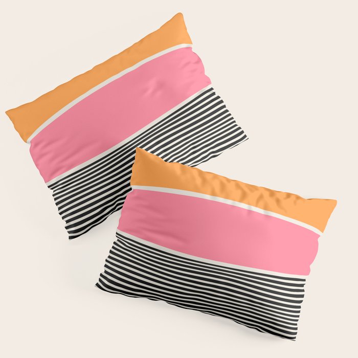 Wavy Ripples: Mid Century Edition Pillow Sham Gallery Image 3