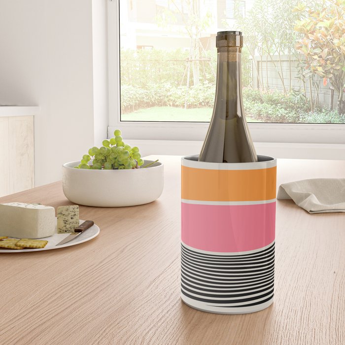 Wavy Ripples: Mid Century Edition Wine Chiller Gallery Image 4