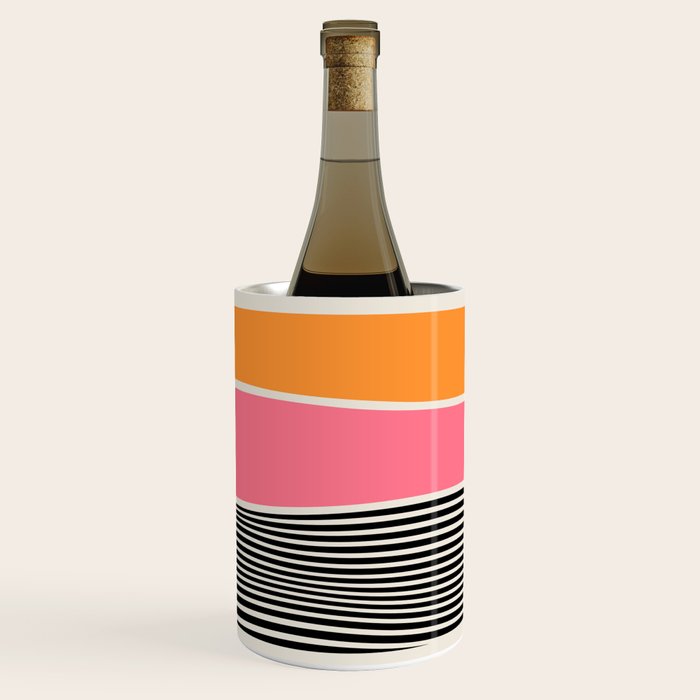 Wavy Ripples: Mid Century Edition Wine Chiller Gallery Image 3