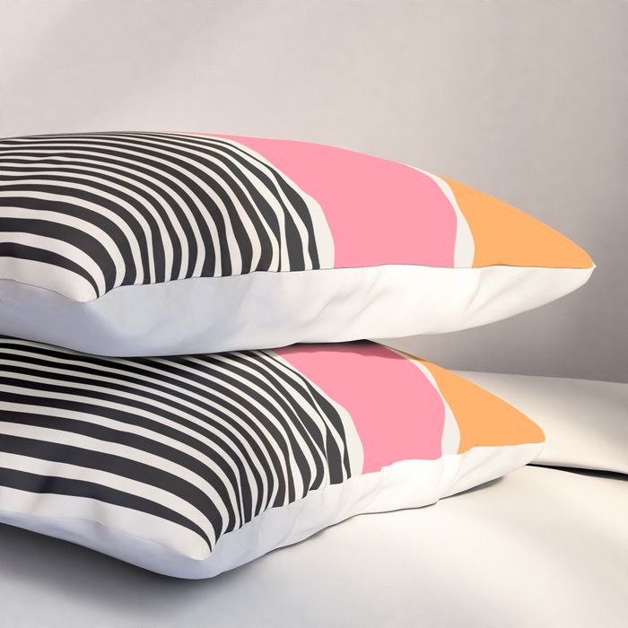 Wavy Ripples: Mid Century Edition Pillow Sham Gallery Image 3