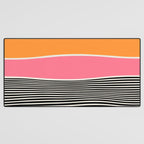 Wavy Ripples: Mid Century Edition Desk Mat Gallery Image 3