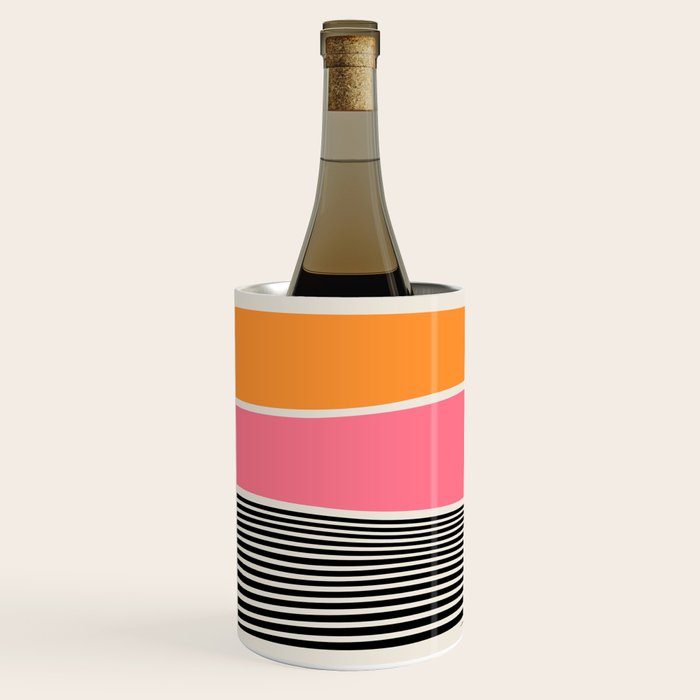 Wavy Ripples: Mid Century Edition Wine Chiller Gallery Image 2