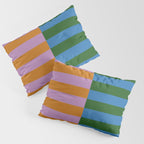 Abstraction_GEOMETRIC_STRIPE_LINE_COLORFUL_POP_ART_0701L Pillow Sham Gallery Image 3