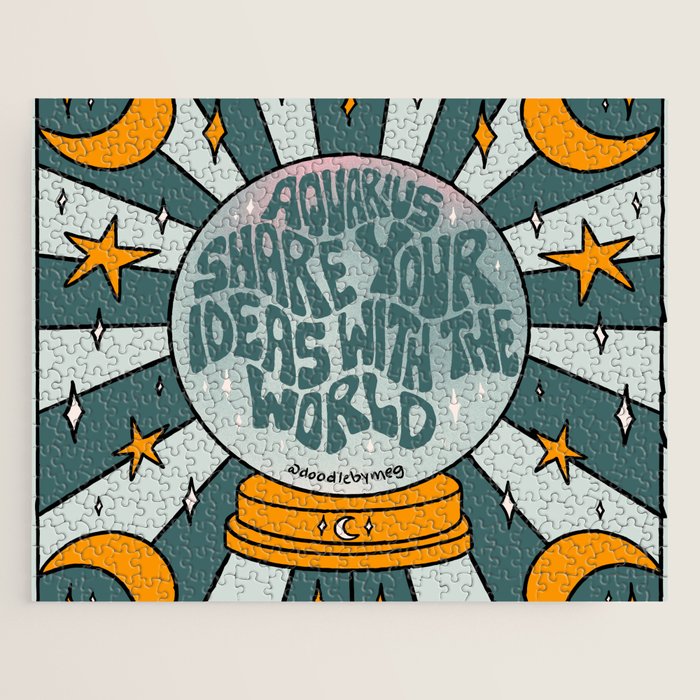 Aquarius Crystal Ball Jigsaw Puzzle Gallery Image 1