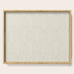Art Deco Arch Pattern XLIV Serving Tray Gallery Image 1