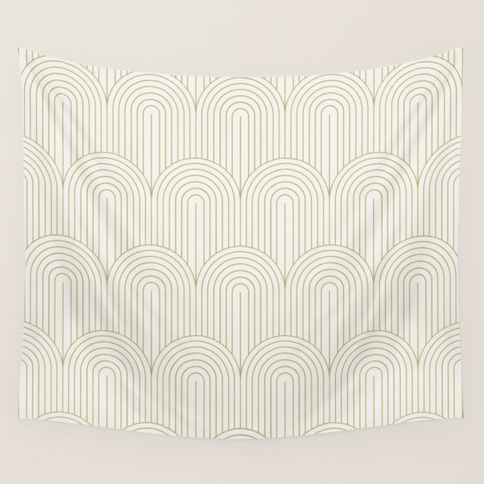 Art Deco Arch Pattern XLIV Wall Tapestry Gallery Image 1