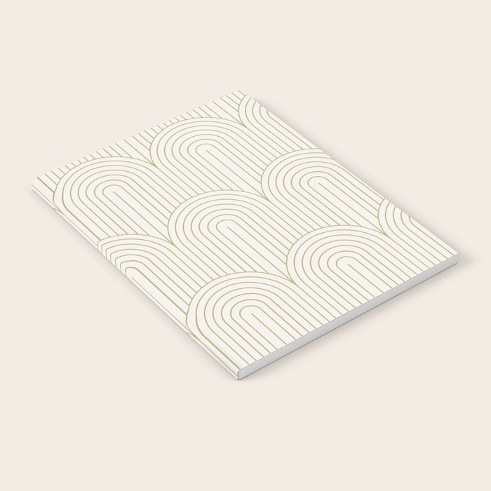 Art Deco Arch Pattern XLIV Notebook Gallery Image 1