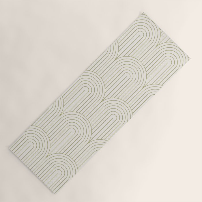 Art Deco Arch Pattern XLIV Yoga Mat Gallery Image 1