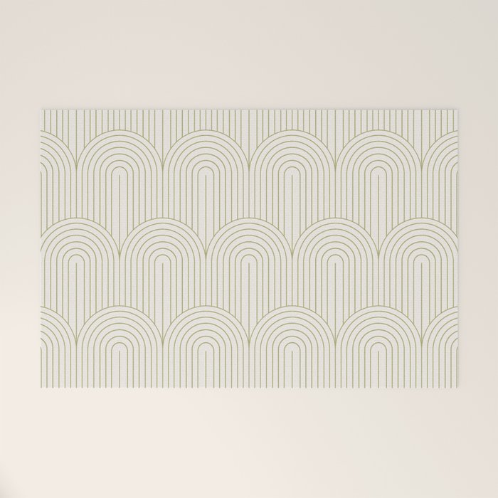 Art Deco Arch Pattern XLIV Welcome Mat Gallery Image 1