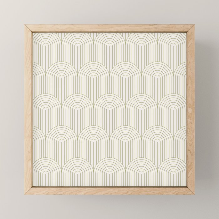 Art Deco Arch Pattern XLIV Mini Art Print Gallery Image 1