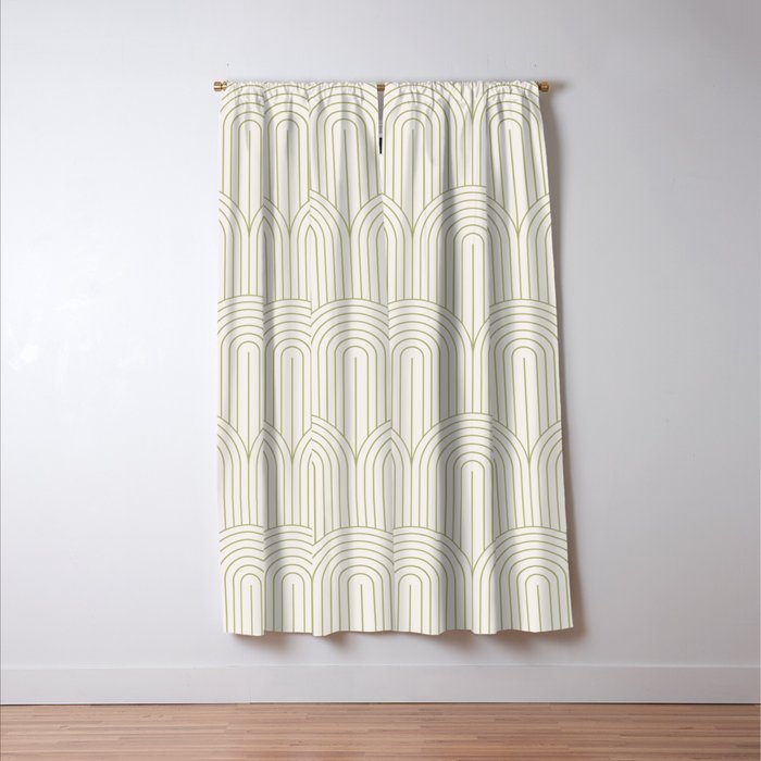 Art Deco Arch Pattern XLIV Window Curtain Gallery Image 3