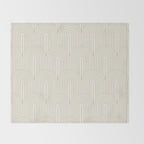 Art Deco Arch Pattern XLIV Throw Blanket Gallery Image 2